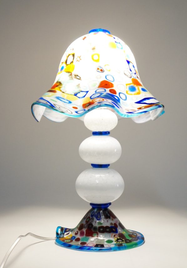 Fredy - Murano Glass Table Lamp Murrina Millefiori