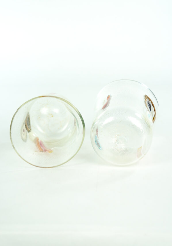 Shiny - Set Of 6 Crystal Murano Drinking Glasses