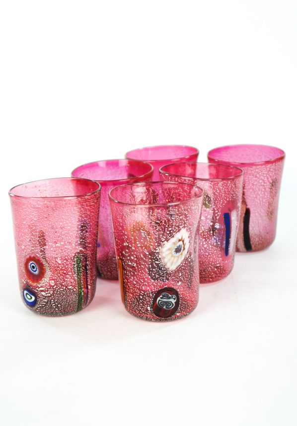 Motivation - Set Of 6 Rubin Murano Drinking Glasses