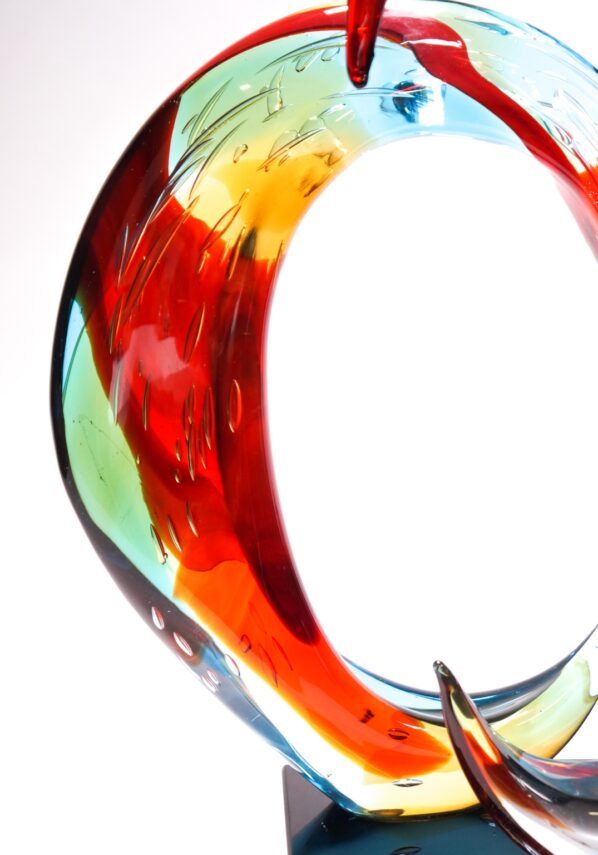 Rainbow - Murano Sculpture Submerged Colored