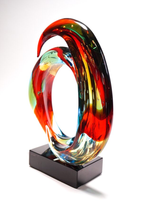 Rainbow - Murano Sculpture Submerged Colored