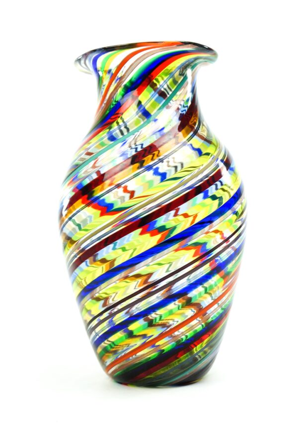 Canea - Grande Vaso Canna Multicolore Avventurina