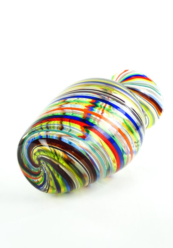 Canea - Big Murano Glass Vase Multicolour Aventurine