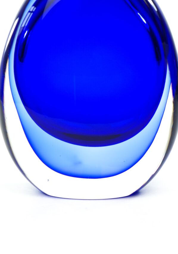 Thermal - Blue Sommerso Murano Glass Vase