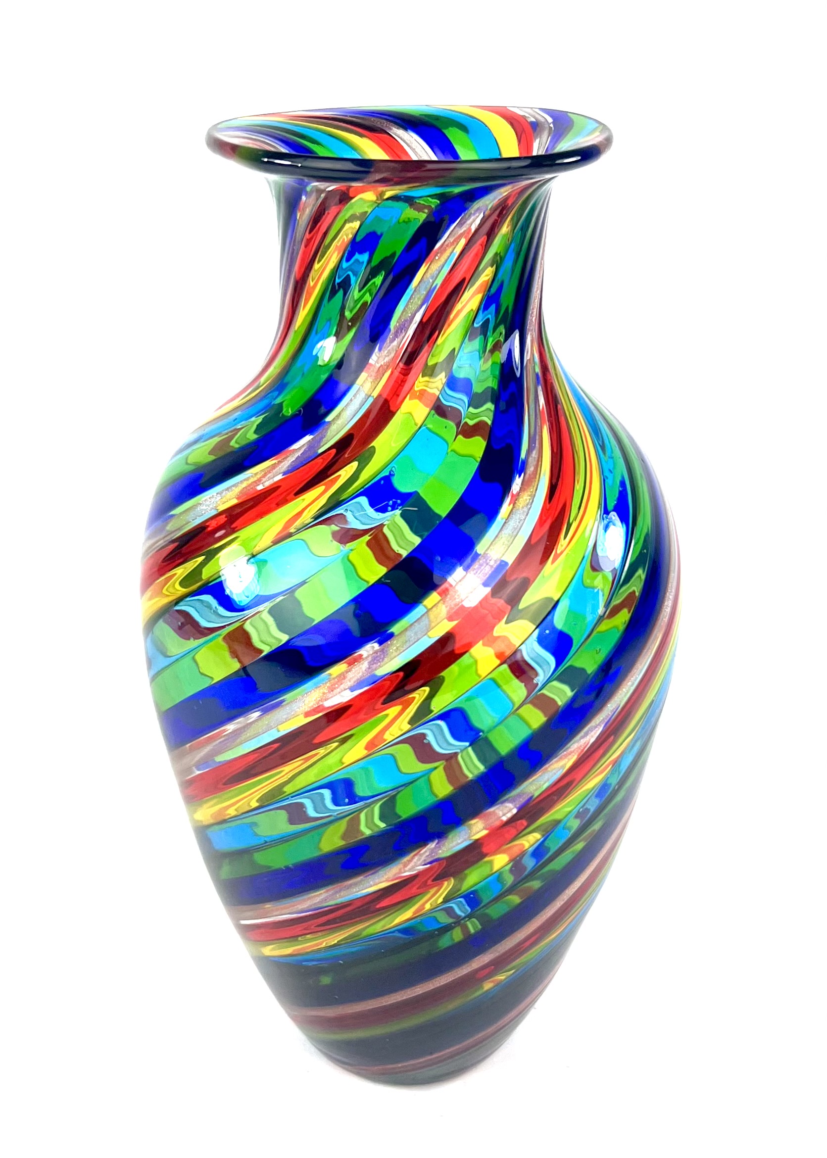 Ghis - Multicolored Murano Glass Vase 