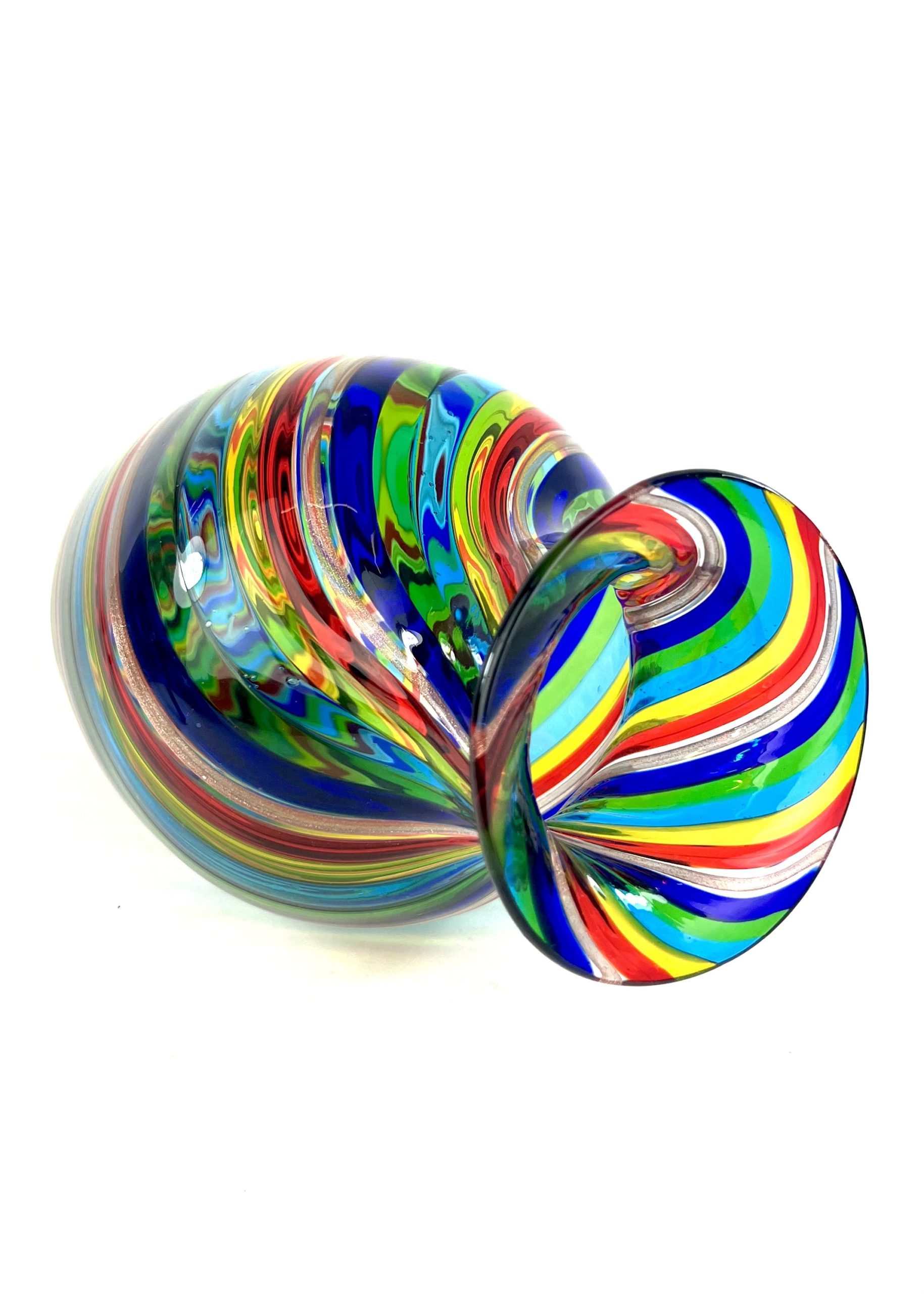 Ghis - Multicolored Murano Glass Vase 
