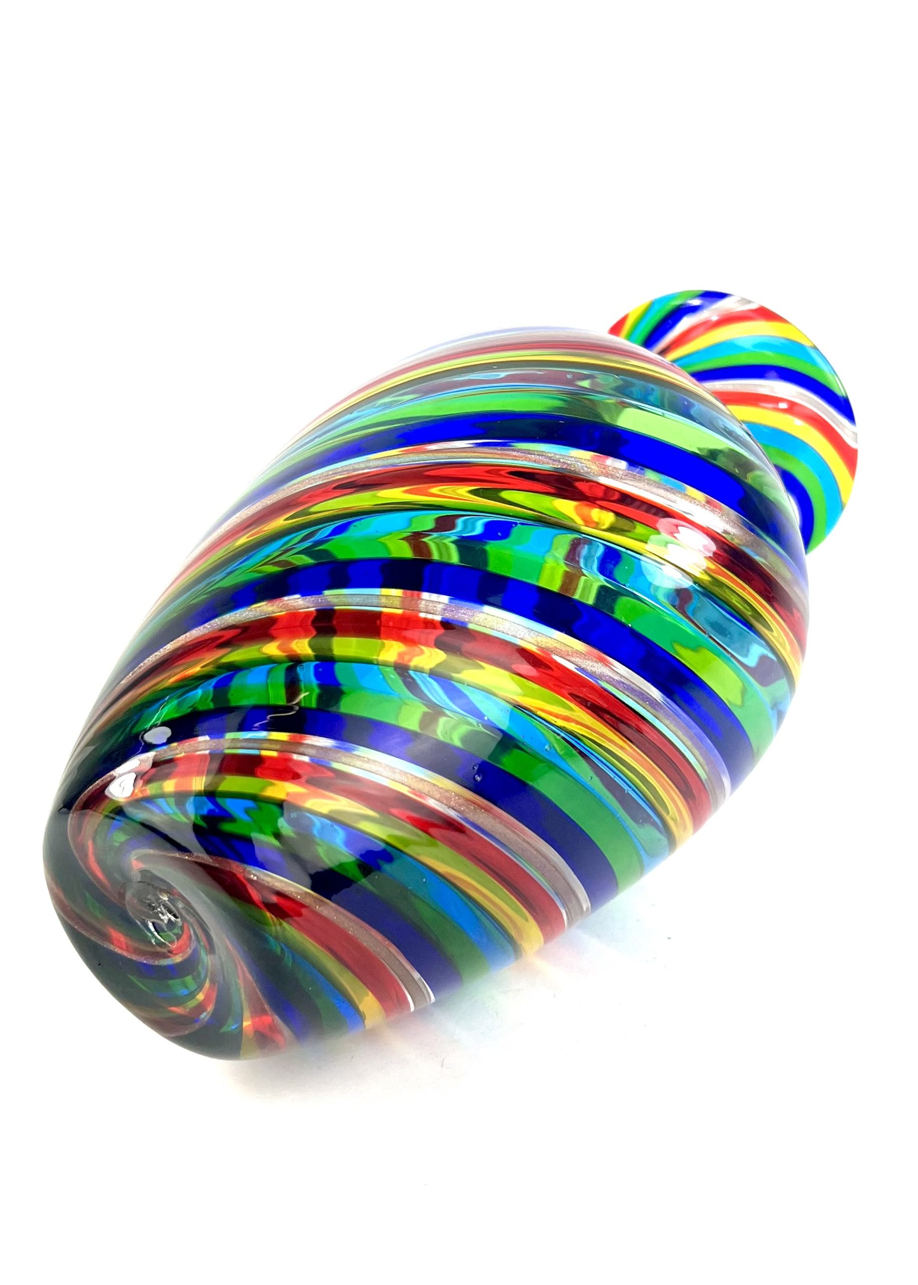 Ghis - Multicolored Murano Glass Vase 