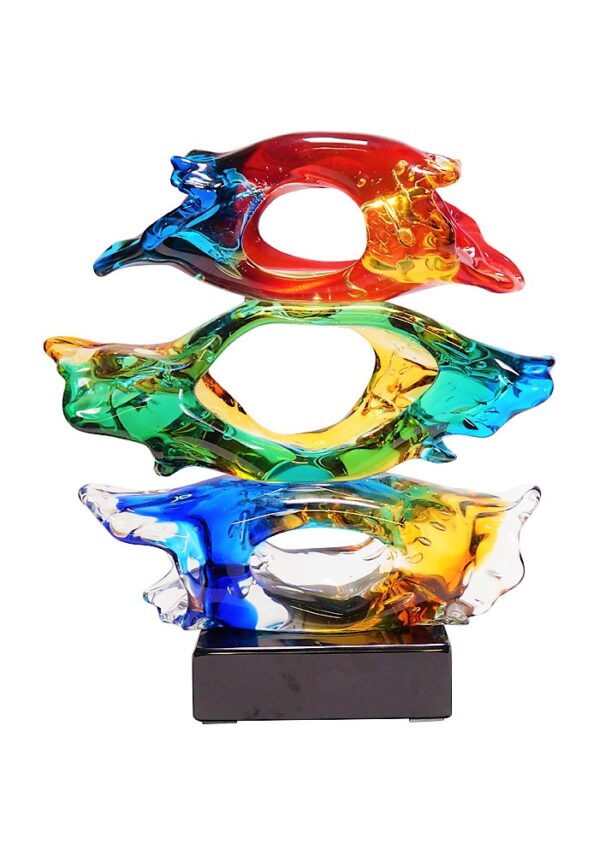 Wow - Three Eyes Murano Glass Sculpture