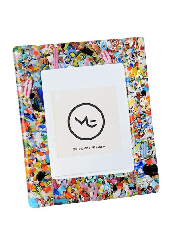 Picture Frame Murano Glass – Multicolored Mix