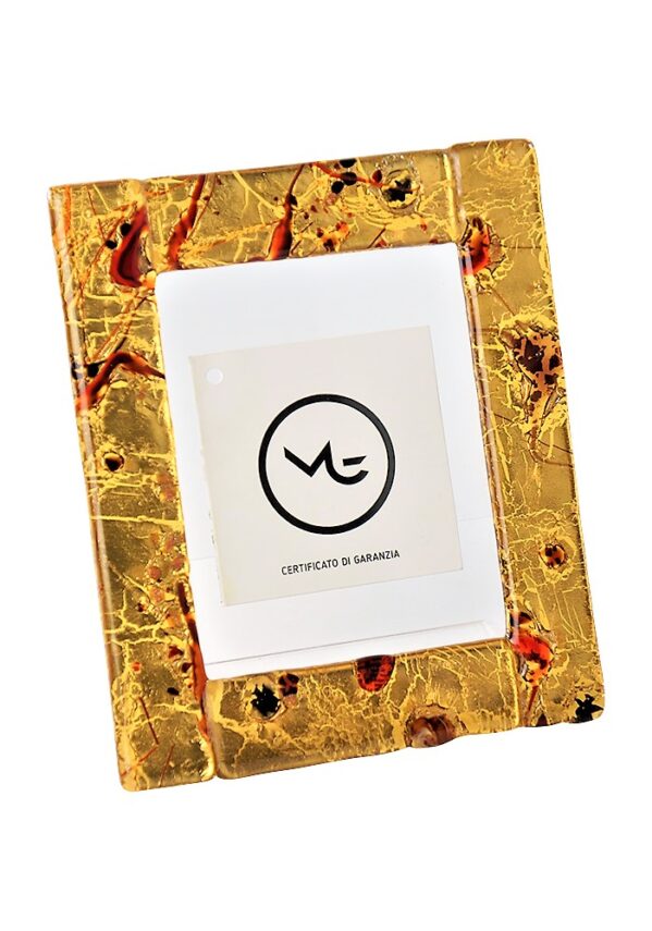 Picture Frame Murano Glass – Gold Leaf 24kt