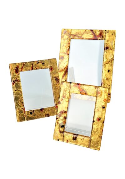 Picture Frame Murano Glass – Gold Leaf 24kt