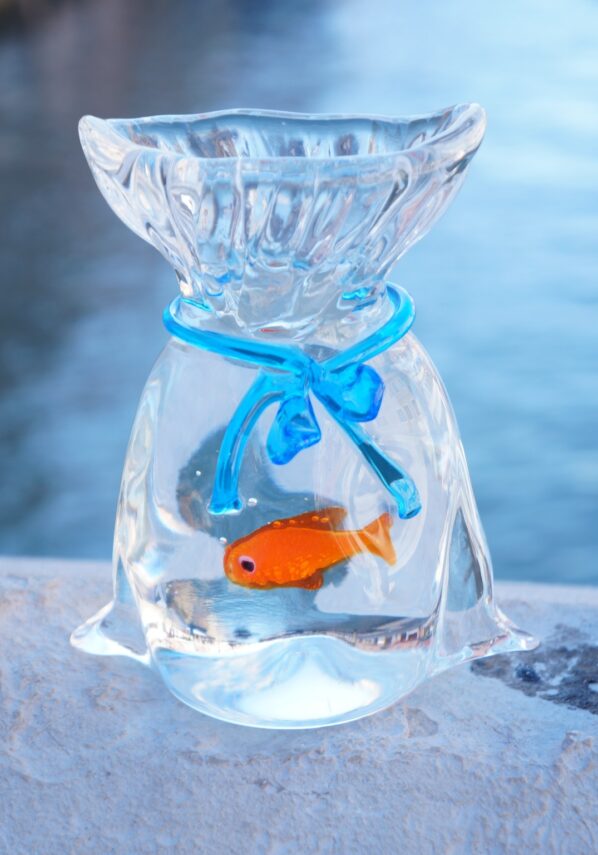 Sachet - Aquarium Red Fish Murano Glass