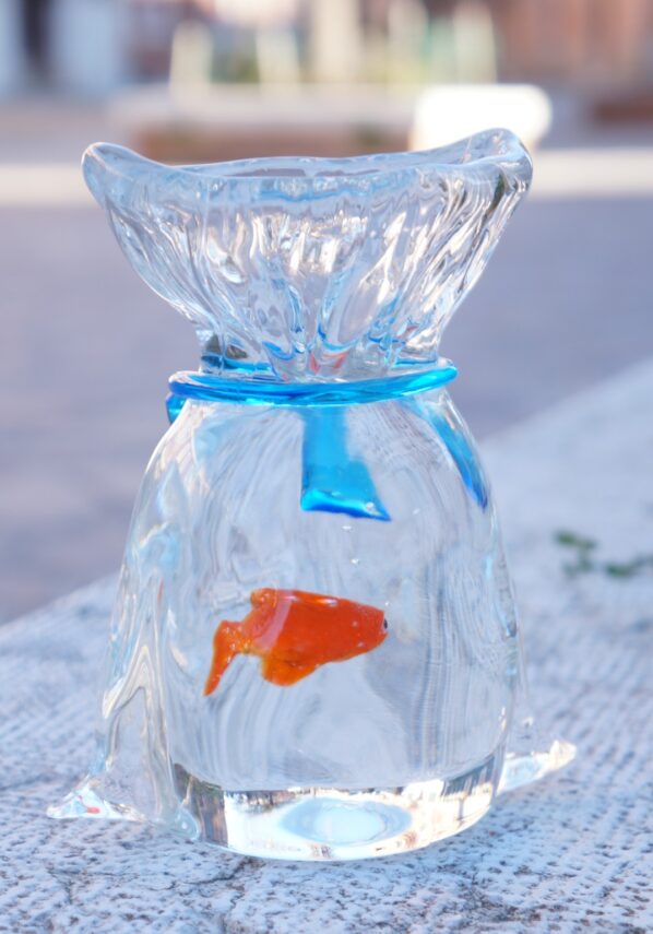 Sachet - Aquarium Red Fish Murano Glass