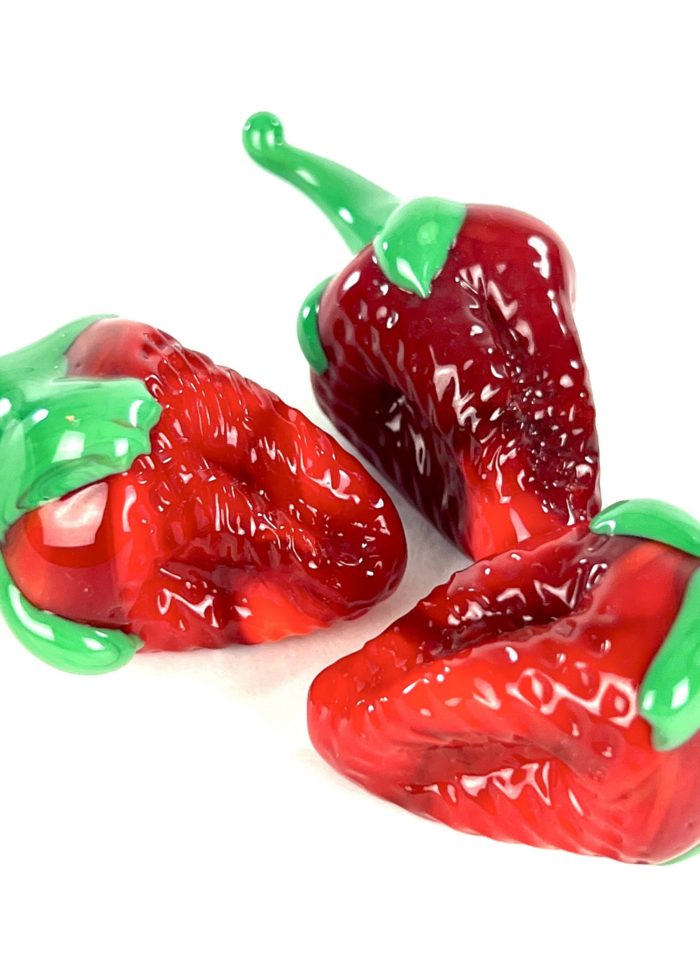 Murano Glass Strawberries Made Murano Glass