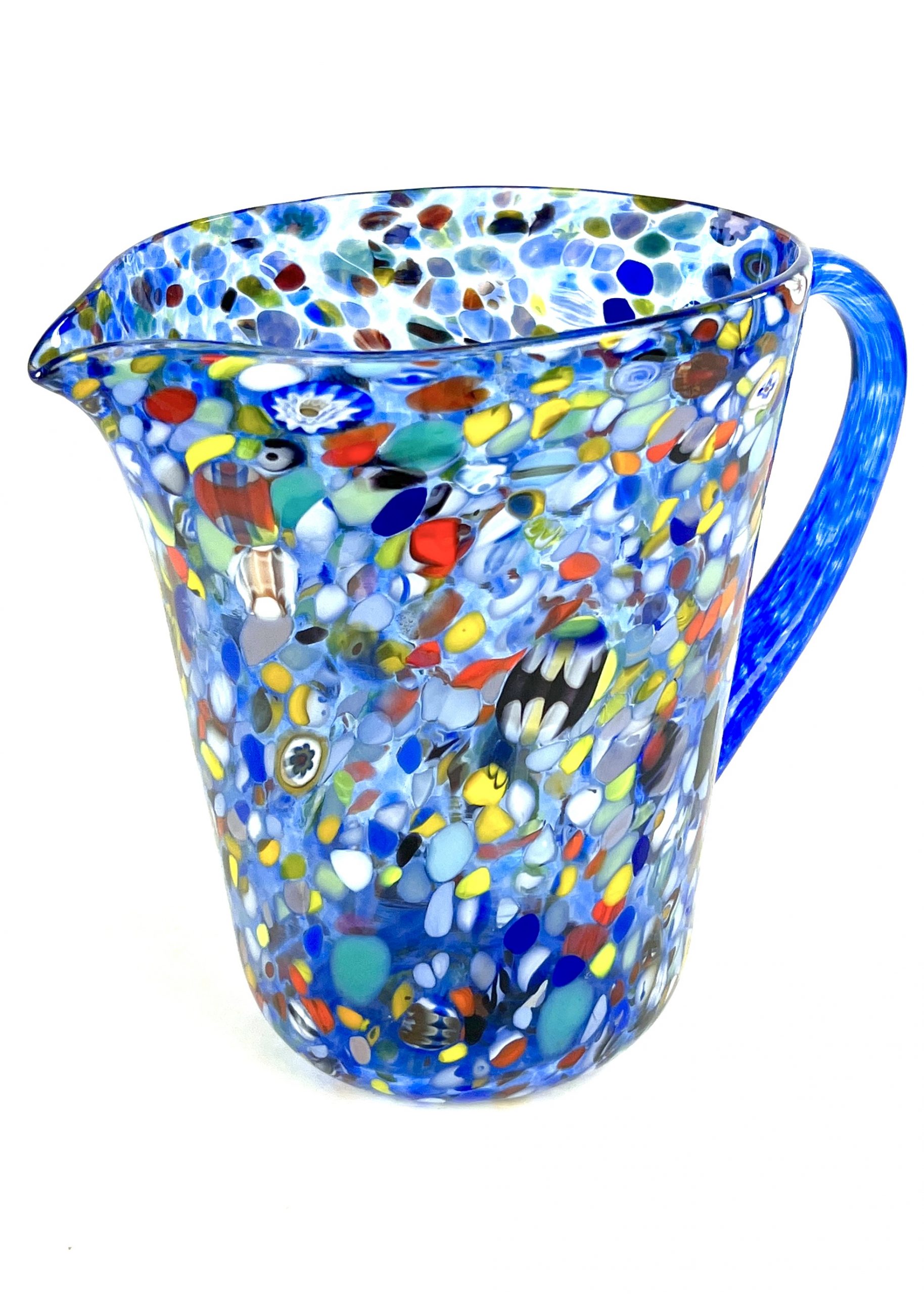 Scent Bottle - Millefiori and gold leaf - Original Murano