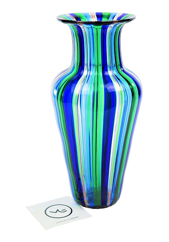 Awer - Murano Glass Vase Green - Glass