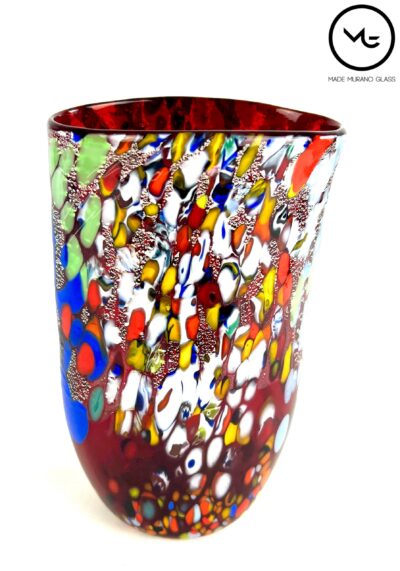 Lapu – Red Murano Glass Vase Fantasy