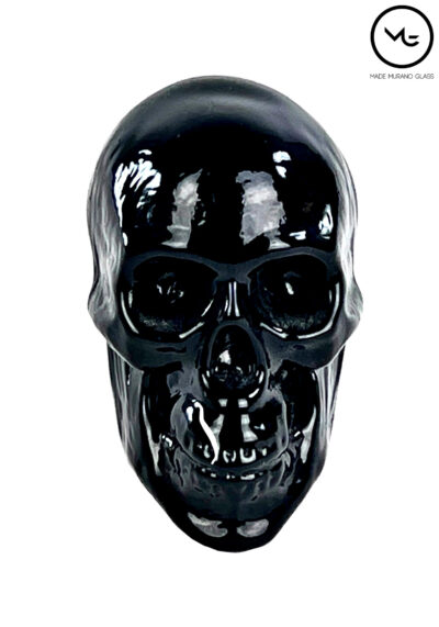 Axe – Skull Paperweight In Murano Glass – Halloween’s Day Gift