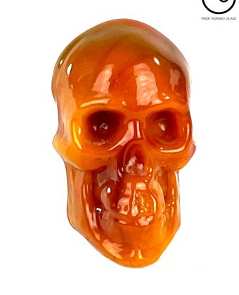 Tita - Skull Paperweight In Murano Glass - Halloween's Day Gift
