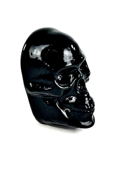 Axe - Skull Paperweight In Murano Glass - Halloween's Day Gift