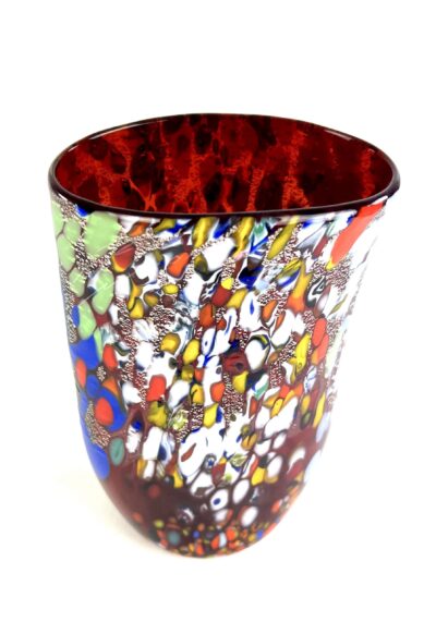 Lapu - Red Murano Glass Vase Fantasy