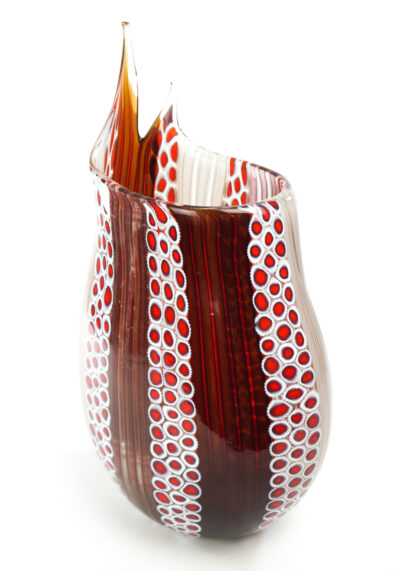 Holynd - Murano Vase With Murrina Millefiori - Unique Piece