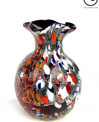 Live - Murano Glass Vase Fantasy Red