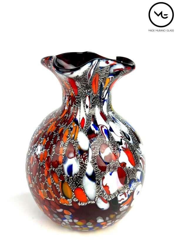 Live - Murano Glass Vase Fantasy Red
