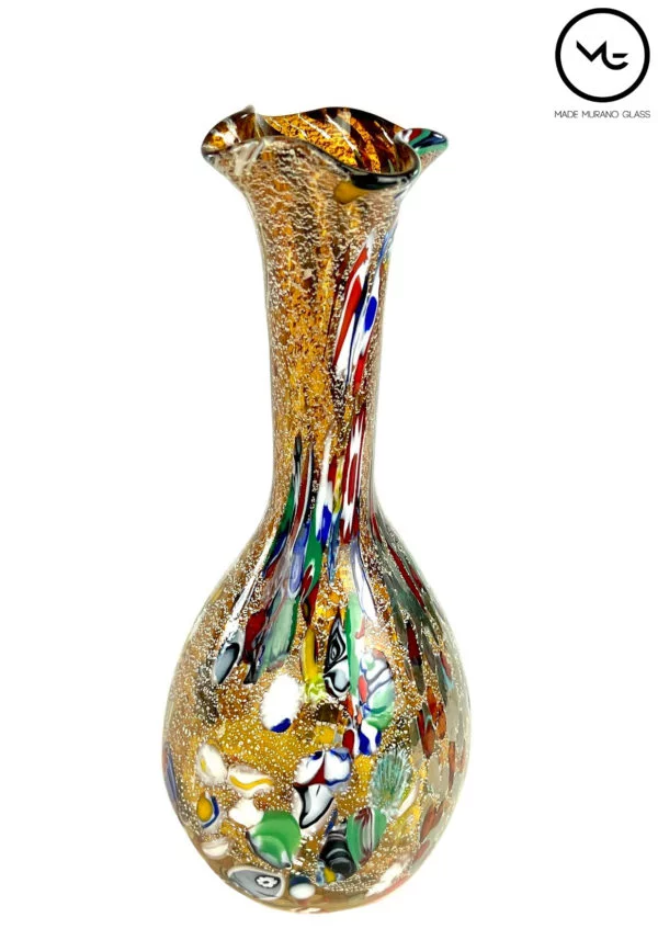 Ciga - Murano Glass Vase Fantasy Amber