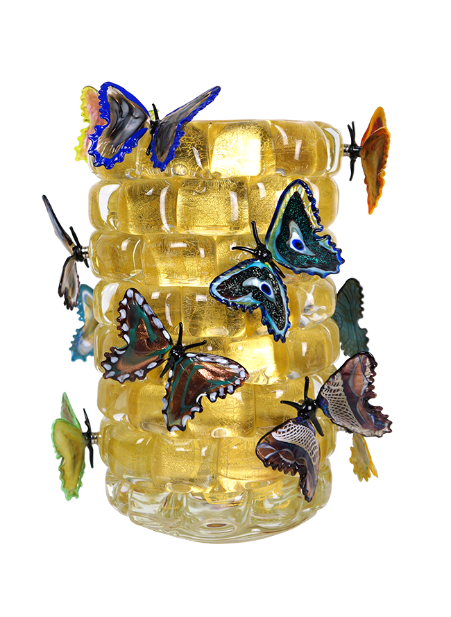 murano glass vases