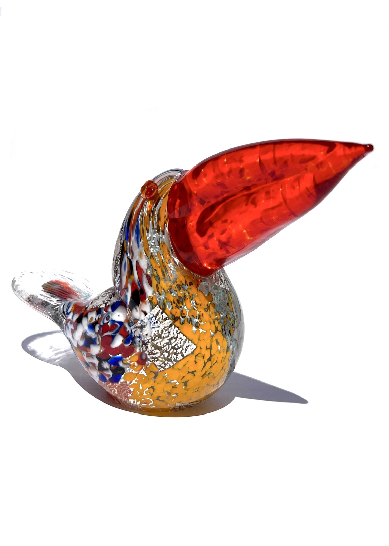 MURANO GLASS ムラノ レッド ライオン モチーフ 装飾 デカンタ MURANO GLASS ムラノ レッド ライオン モチーフ 装飾 デカンタ