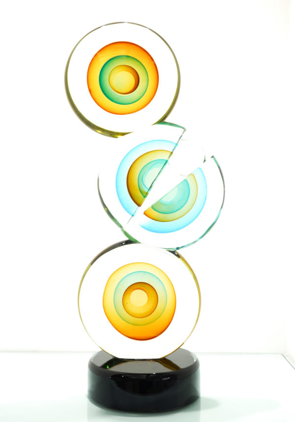 Sommerchio - Abstract Murano Glass Sculpture
