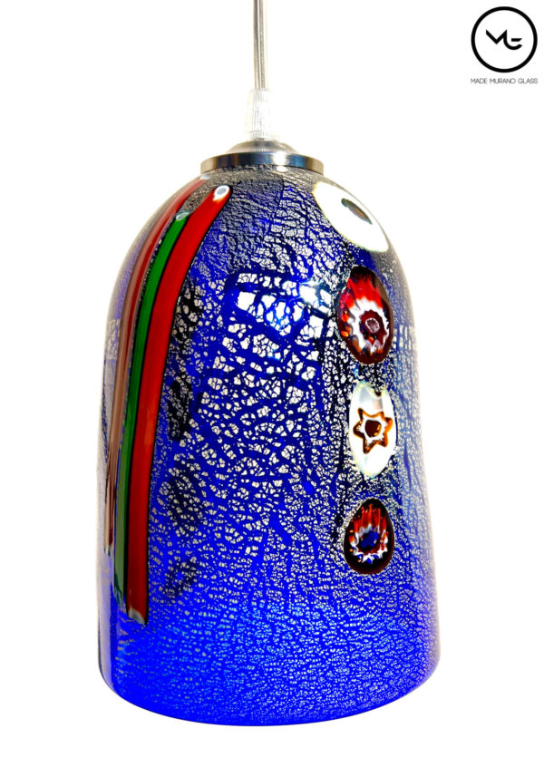 Patra - Amber Murano Glass Lamp With Murrina Millefiori