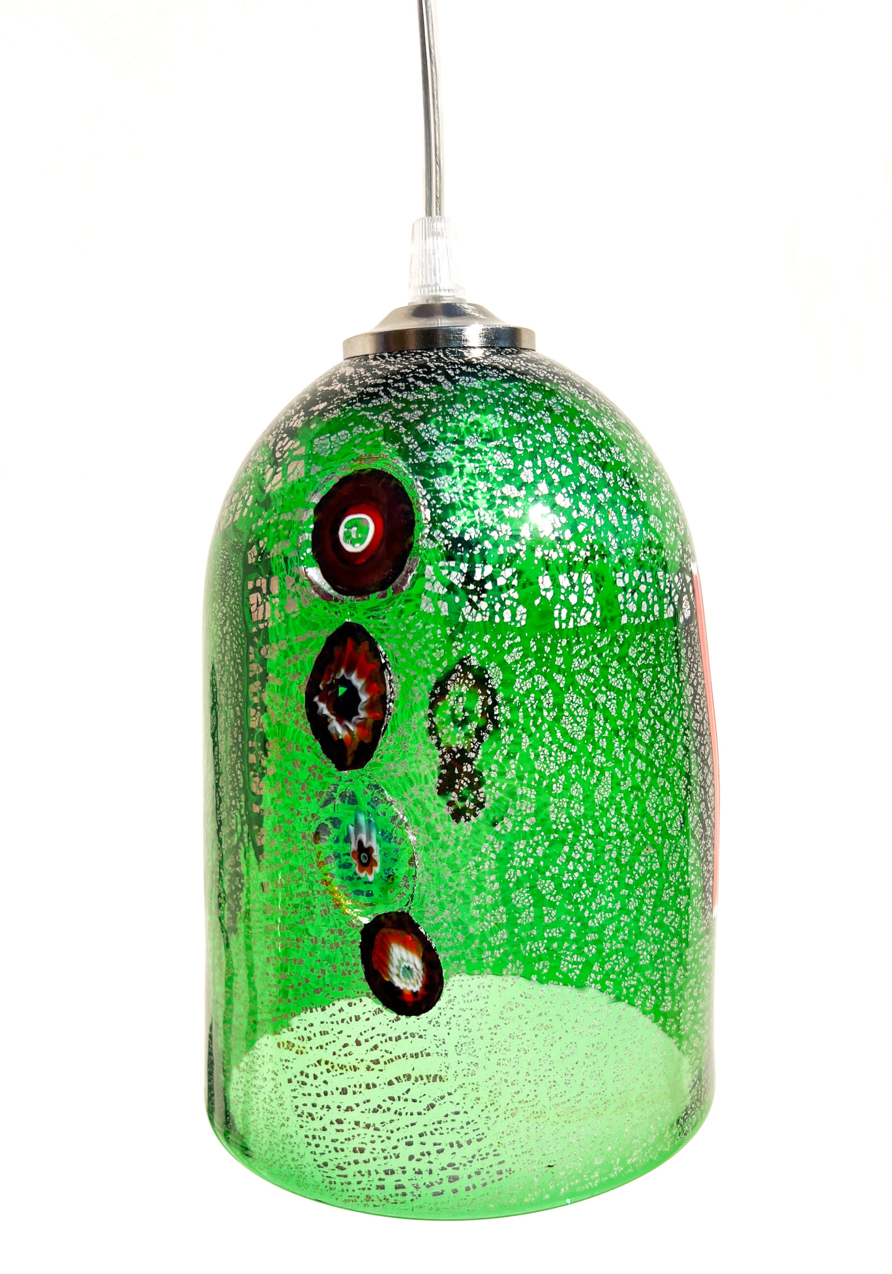 Green murano glass lamp hotsell