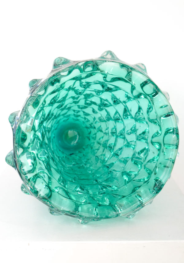 Zane Green Rostrato Murano Glass Vase Made Murano Glass