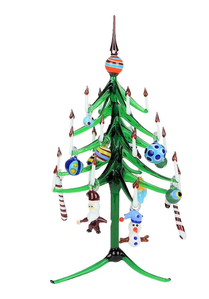 murano glass Christmas tree