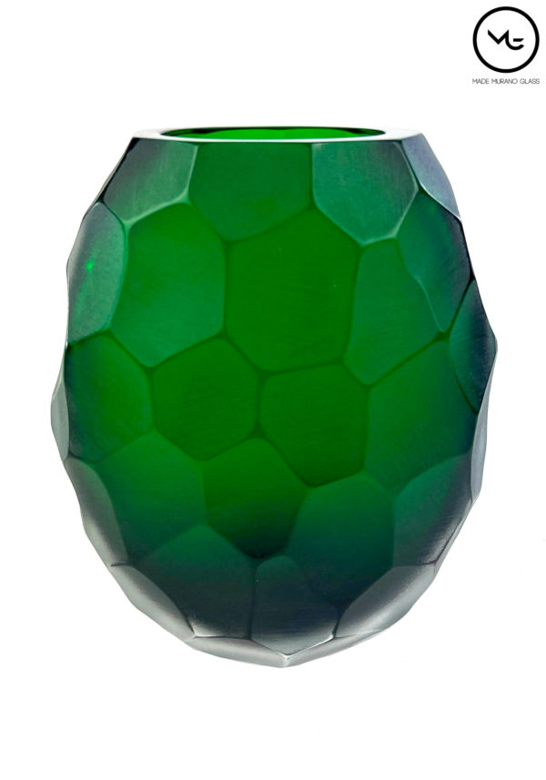 Perser - Green Murano Glass Vase