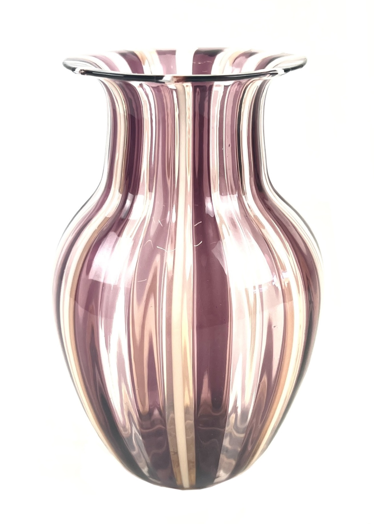 Dissette - Amethyst Murano Glass Vase 