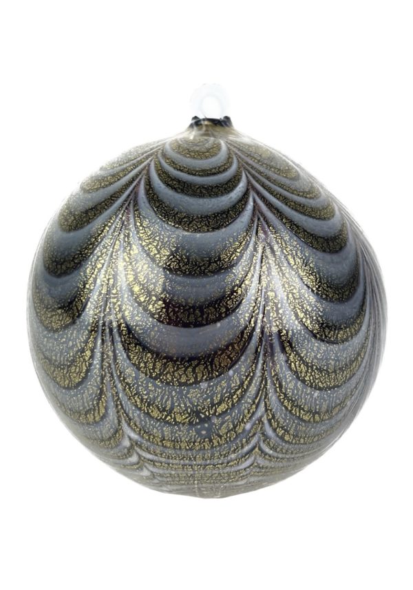 Feny - Black Murano Glass Xmas Ball
