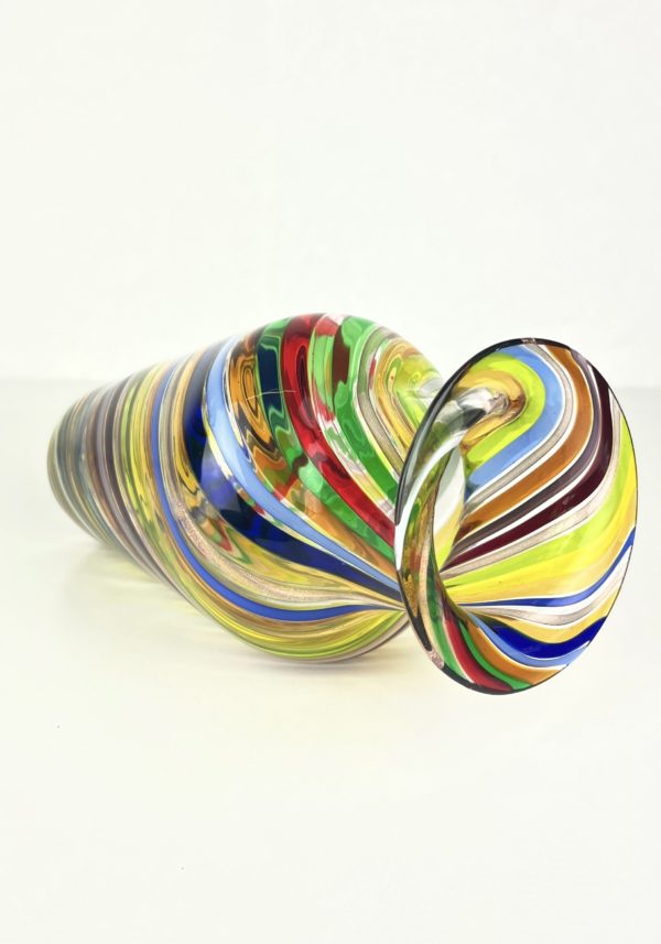 Vintage - Multicolored Murano Glass Vase 