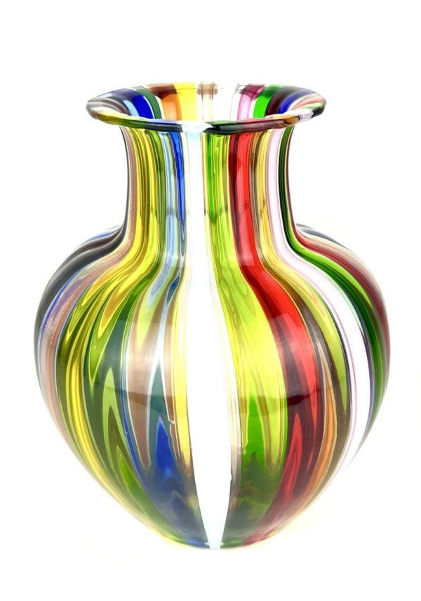 Koloa - Multicolored Murano Glass Vase "Kriger"
