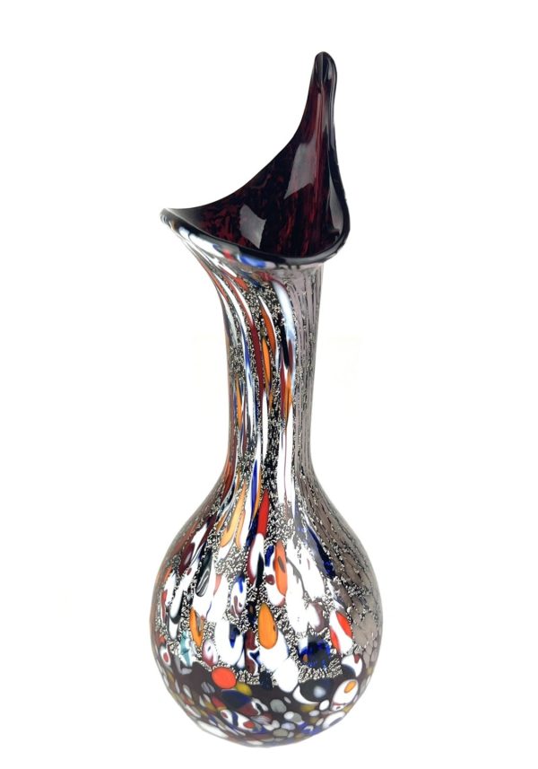 Calla - Red Murano Glass Vase "Fantasy"