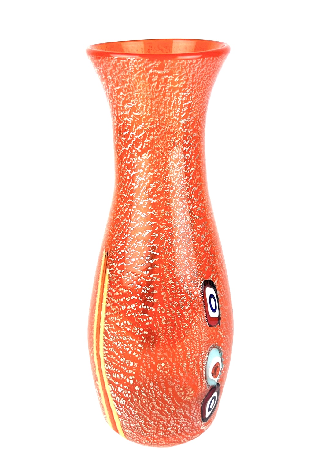 Sunset - Orange Murano Glass Jug 