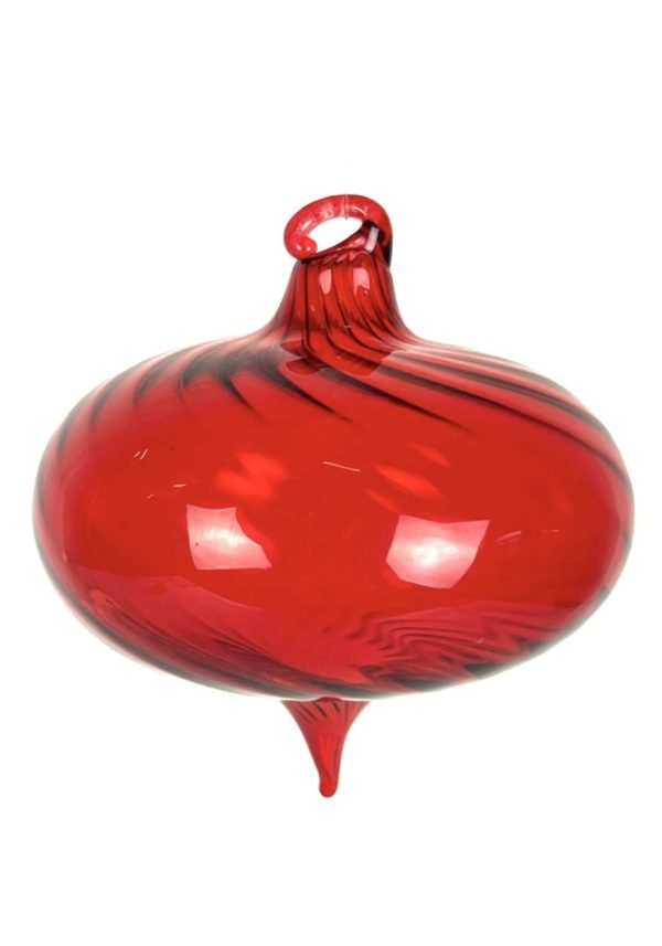 Kevin - Red Murano Glass Xmas Ball "Orietta"