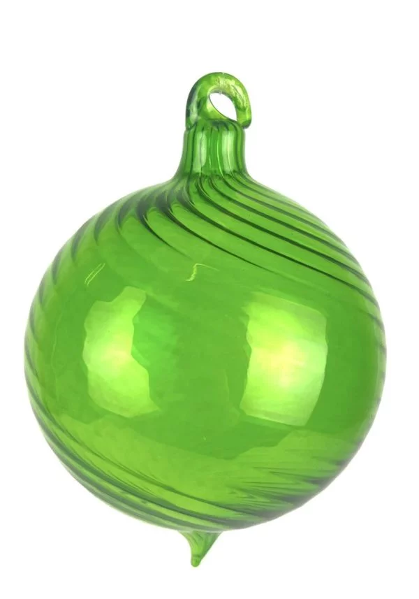 Kevin - Green Murano Glass Xmas Ball "Orietta"