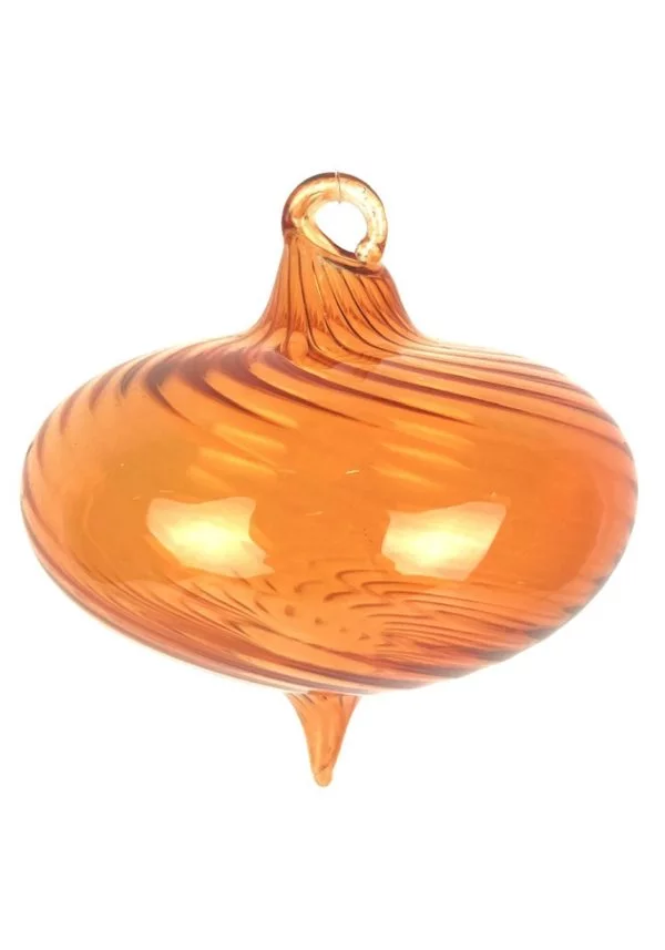 Tommy - Orange Murano Glass Xmas Ball "Orietta"