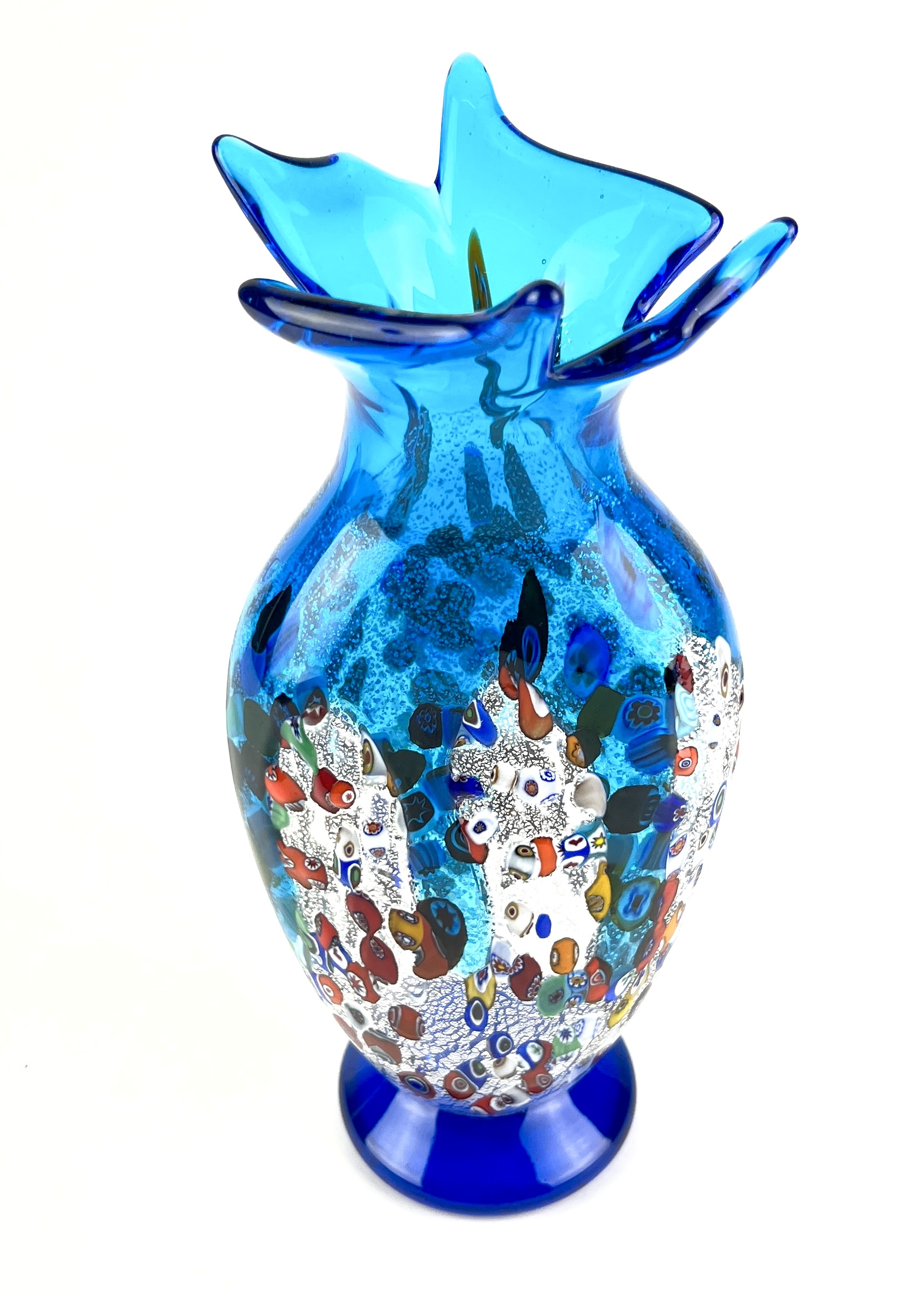 Airone - Light Blue Murano Glass Vase 