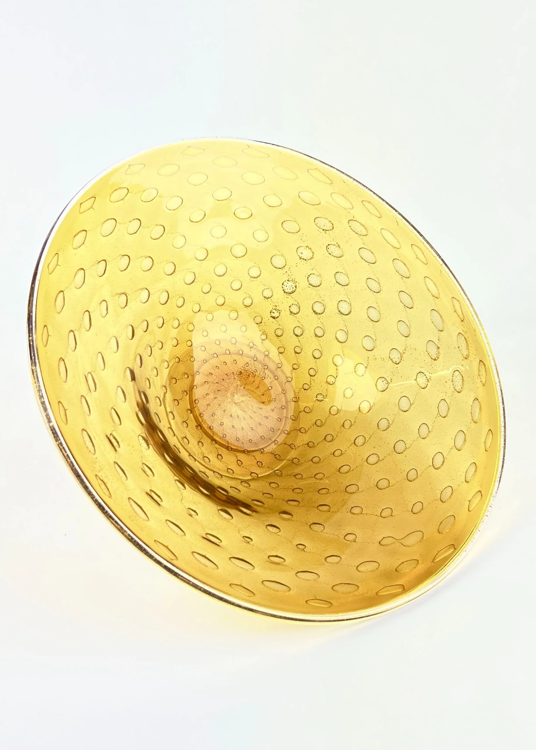 MURANO GLASS 蓋物 イエロー ミルフィオリ お碗 MURANO ムラノ イエロー ミルフィオリ お碗 皿 - メルカリ