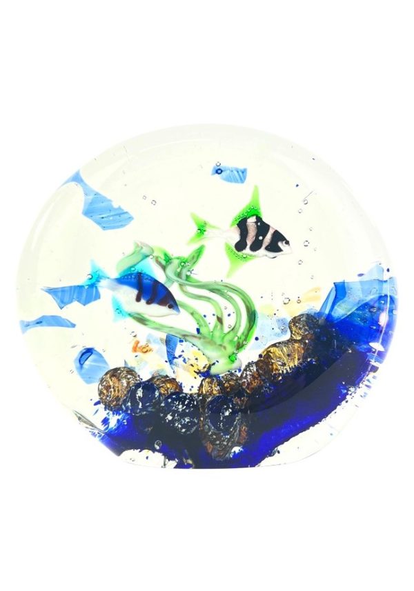 Camotes - Murano Glass Aquarium With 4 Elements - Unique Piece 1/1