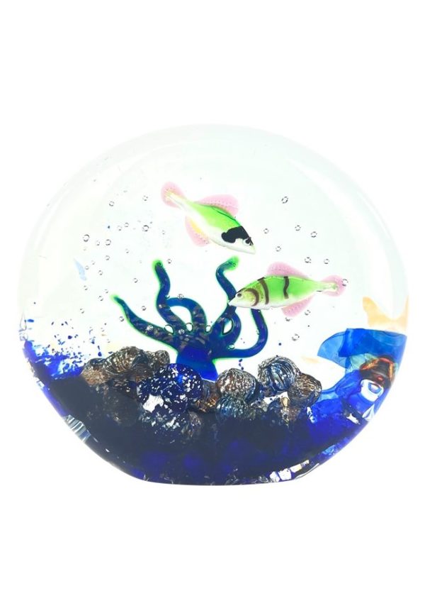 Camotes - Murano Glass Aquarium With 4 Elements - Unique Piece 1/1